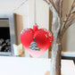Vintage Czech Glass Christmas Ornament: Hand-Painted Red Heart House