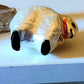 Vintage Czech Republic, Glass Blown, Hand Painted Christmas Tree Ornament - Sheep
