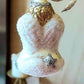Vintage Czech Republic, Glass Blown, Hand Painted Christmas Tree Ornament - Angel