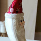 Vintage Czech Republic, Glass Blown, Hand Painted Christmas Tree Ornament - Large Moon