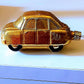 Vintage Czech Republic, Glass Blown, Hand Painted Christmas Tree Ornament - Car