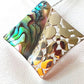 Silver Handmade Inlay Pendant Semi Precious Abalone Shell- Square