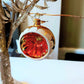 Vintage Czech Republic, Glass Blown, Hand Painted Christmas Tree Ornament - Retro Balls