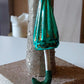 Vintage Czech Republic, Glass Blown, Hand Painted Christmas Tree Ornament - Umbrella Various Colours