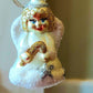 Vintage Czech Republic, Glass Blown, Hand Painted Christmas Tree Ornament - Angel