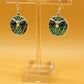Silver Handmade Inlay Pendant/Earring Set Semi Precious Abalone Shell- Owl